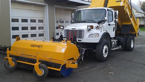 street sweeper attachment for truck